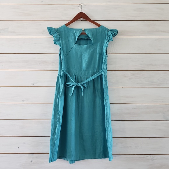 Gor & Sin Linen Apron Style Dress - Picture 5 of 7